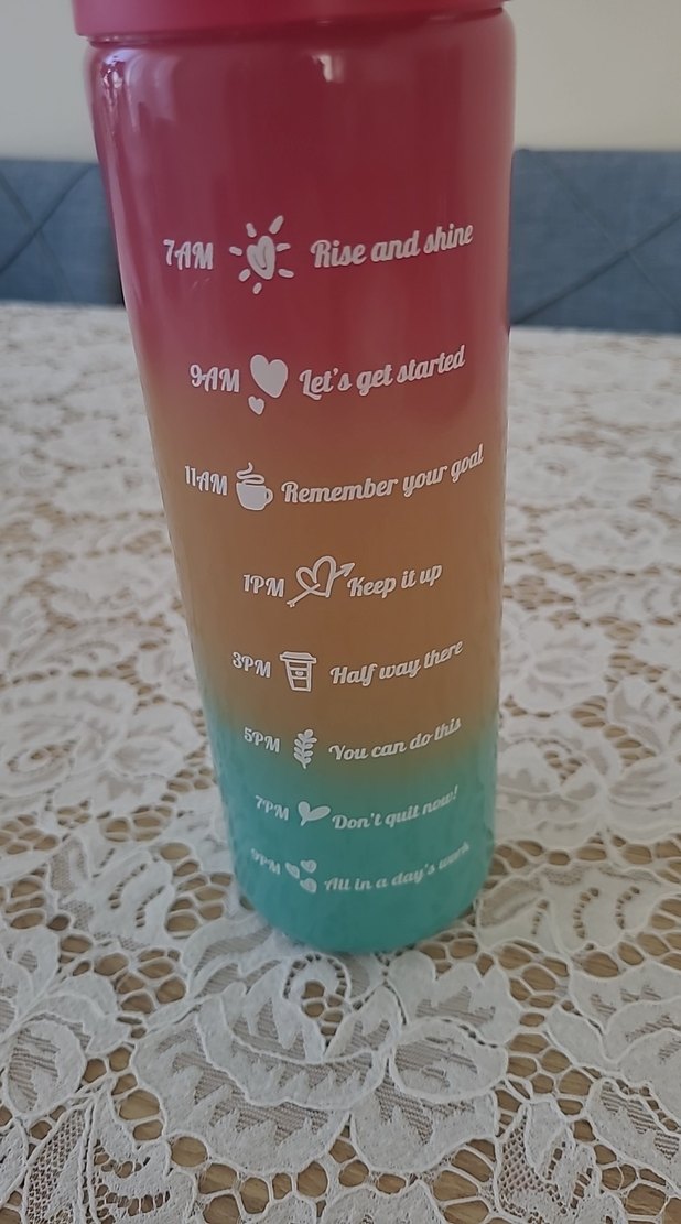 Renkli cam Matara - Görsel 3