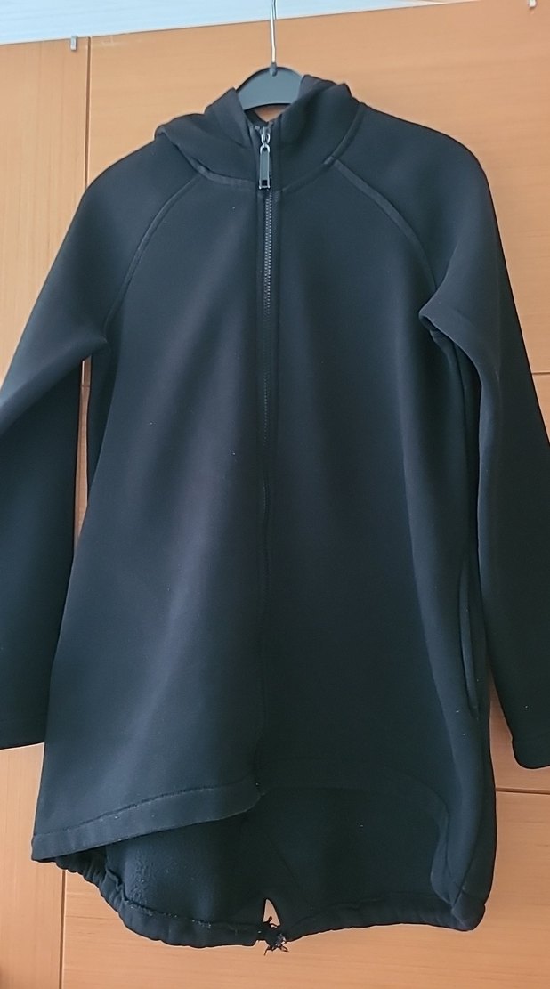 Siyah Fermuarlı kalın polar - Görsel 2