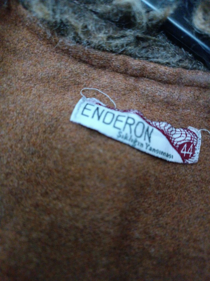 Kahverengi Kürklü Yaka Detaylı Kaban - Görsel 5