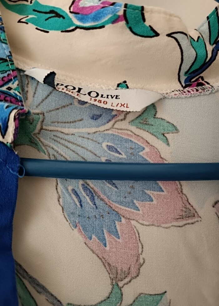 Desenli viskon elbise - Görsel 4