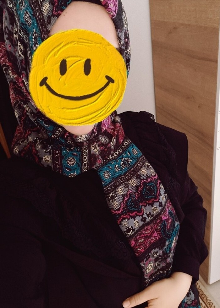 Desenli Şal - Görsel 4