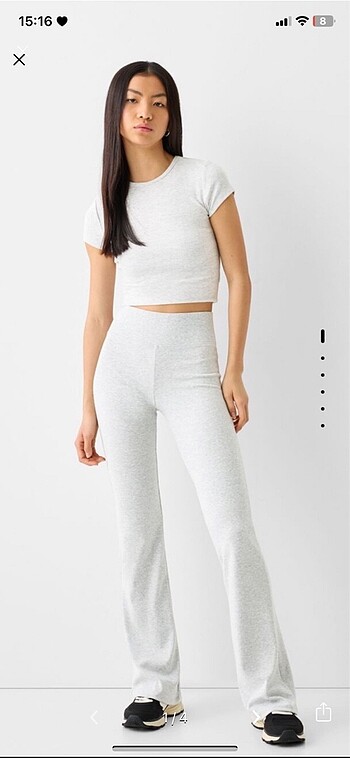 bershka ispanyol paça tayt