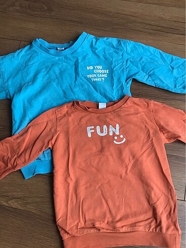 Erkek çocuk ikili takım sweatshirt