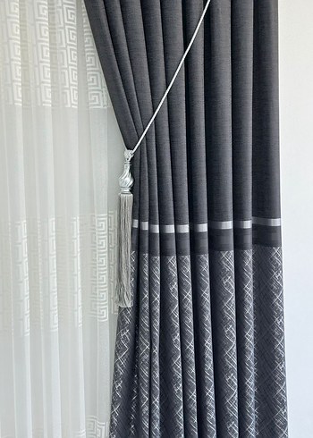 modern klasik Örme tül - Görsel 5