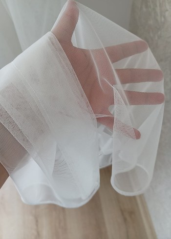 Modern Klasik Beyaz Grek Tül Perde - Görsel 2