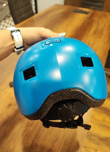 Decathlon Decathlon marka Mavi bisiklet/paten kaskı 