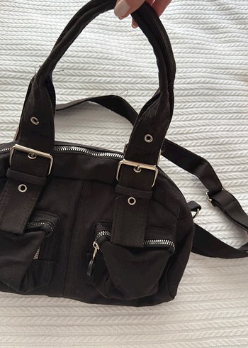 Tokalı siyah Çanta - Görsel 2