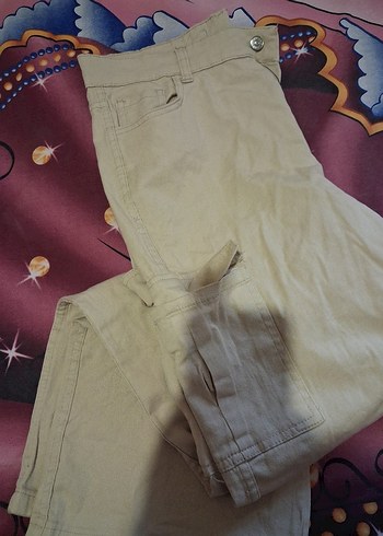 Bej Rahat kargo pantolon - Görsel 2