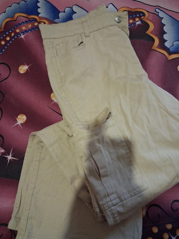 Bej Rahat kargo pantolon - Görsel 2