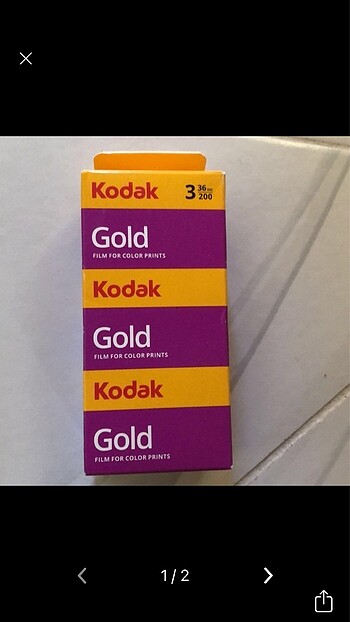 Kodak renkli taze fotoğraf filmi 3 lü paket