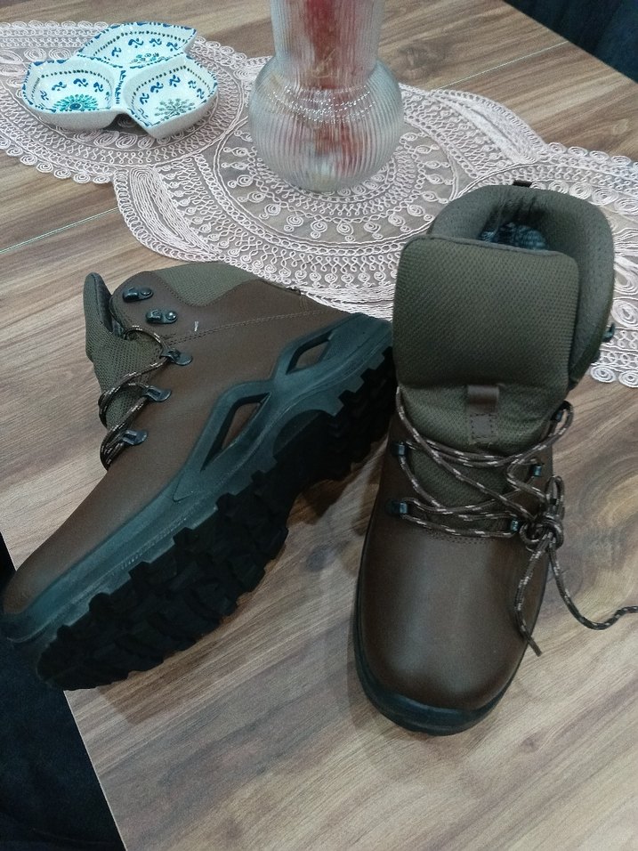 Kahverengi Deri Bağcıklı Erkek Bot - Görsel 3