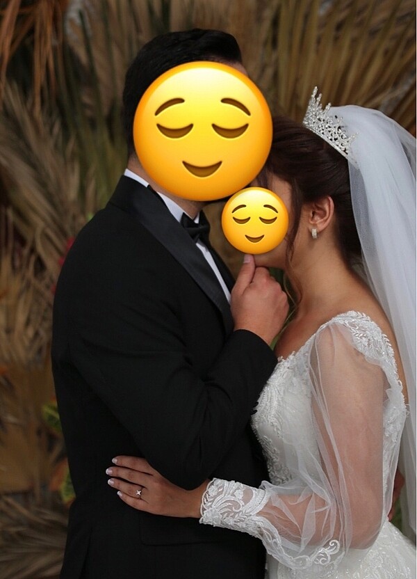 Balon kol gelinlik - Görsel 4