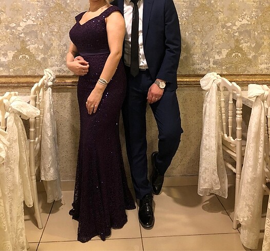 Mor balık abiye - Görsel 5