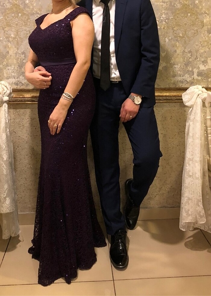 Mor balık abiye - Görsel 5