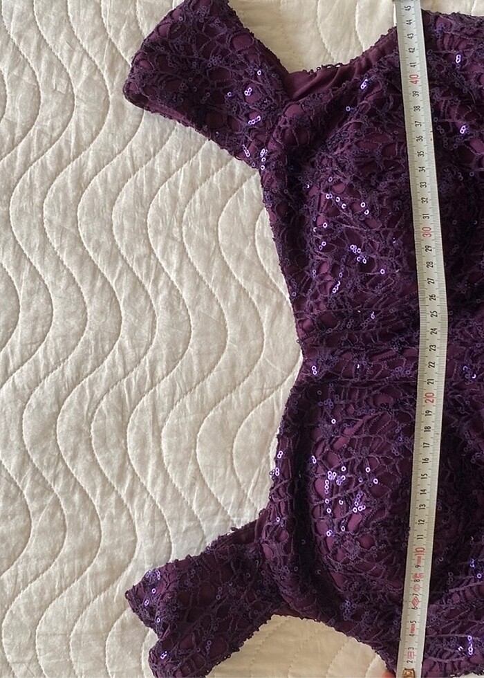 Mor balık abiye - Görsel 4