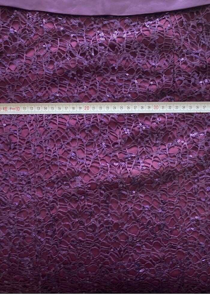 Mor balık abiye - Görsel 3