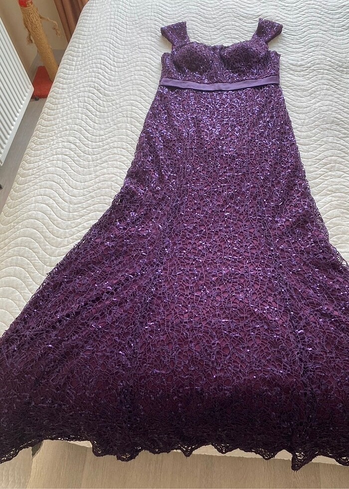 Mor balık abiye - Görsel 2