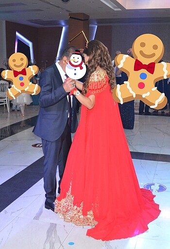 Kına elbisesi (bindallı, kaftan) SATILMIŞTIR - Görsel 5