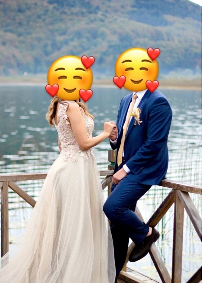 36 beden arkası bağcıklı Nişan elbisesi - Görsel 5