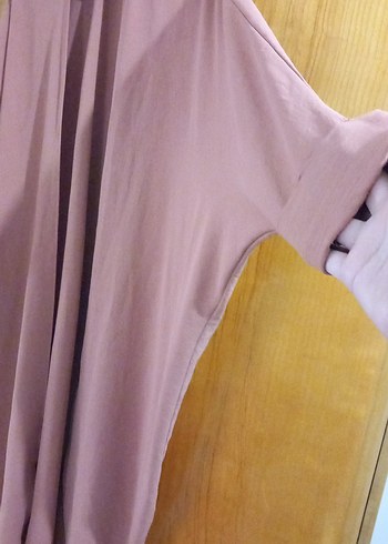 Uzun Bej Kadın Hırka - Görsel 3