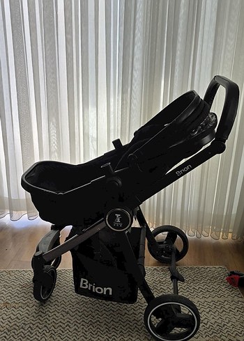 Brion Siyah Bebek Arabası - Görsel 3