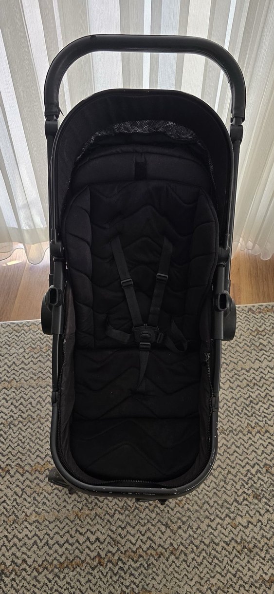 Brion Siyah Bebek Arabası - Görsel 5