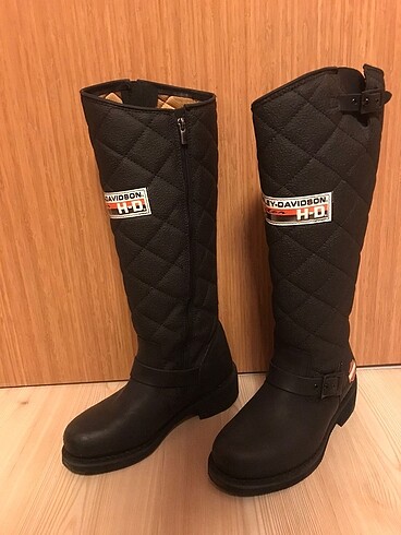 Siyah Harley Davidson Çizme