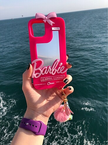 Barbie ponponlu kılıf İPhone 12/12pro