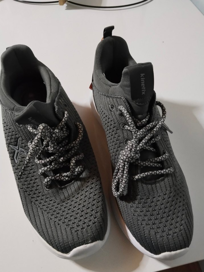 Gri Bağcıklı Spor Kadın Sneakers - Görsel 2