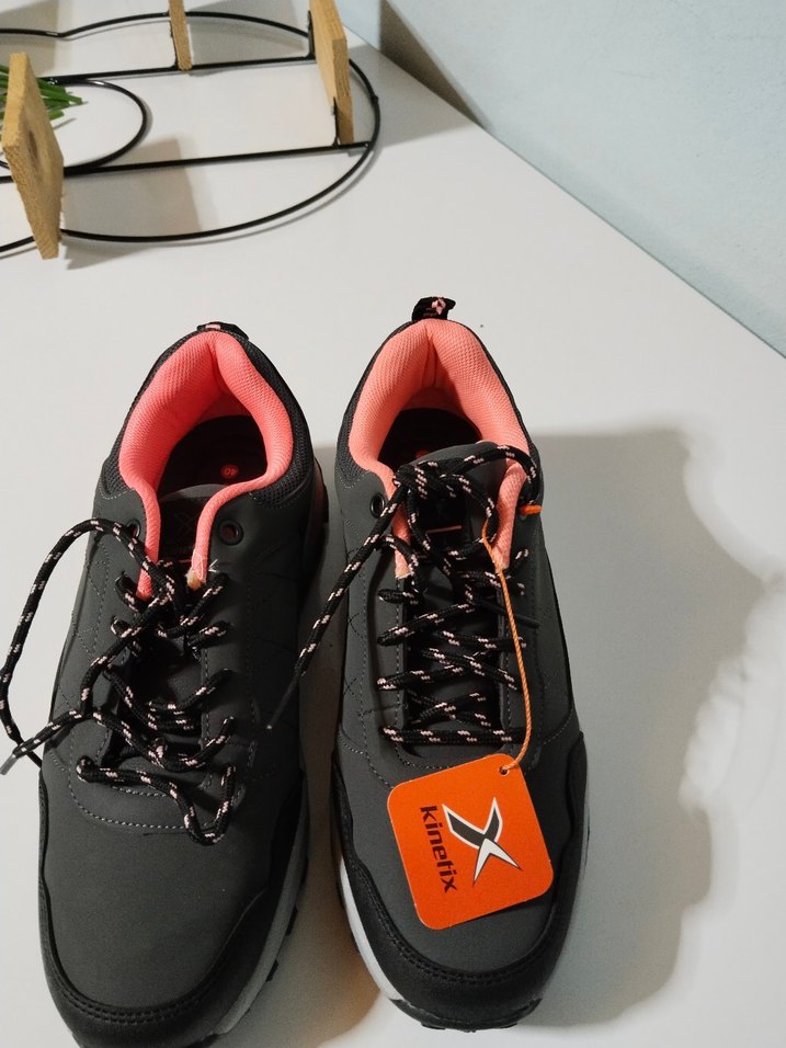 Gri Kadın Bağcıklı Spor Ayakkabı - Görsel 2