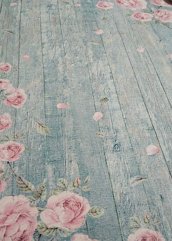 Pembe Bohem Stil Baskılı Halı - Görsel 3