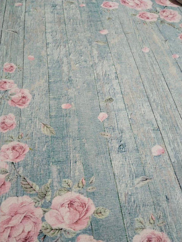 Pembe Bohem Stil Baskılı Halı - Görsel 3