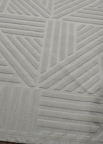 Gri-Beyaz Modern Desenli Halı - Görsel 2