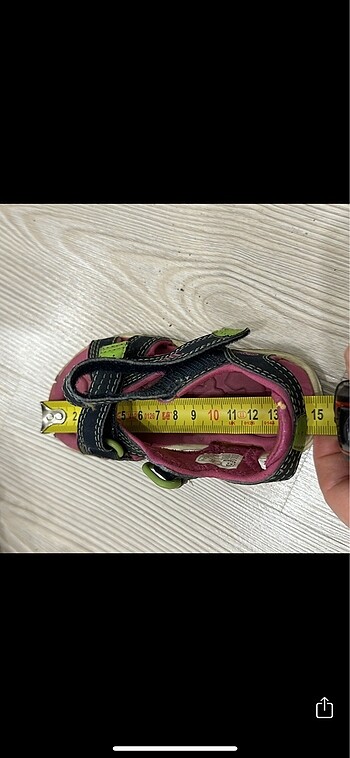23 Beden bordo Renk Çocuk sandalet