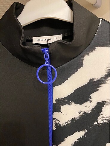 l Beden Zebra detaylı tunik