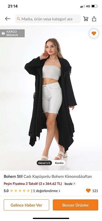 Kimona kaftan