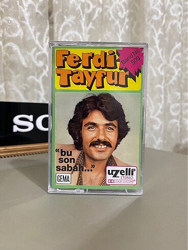 Ferdi Tayfur Bu Son Sabah kaset. Türküola müzik tasarım kaset