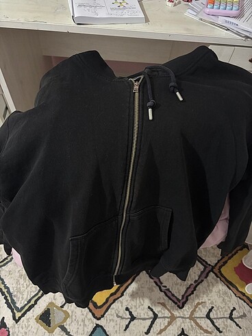 Addax Şardonlu Fermuarlı Sweatshirt