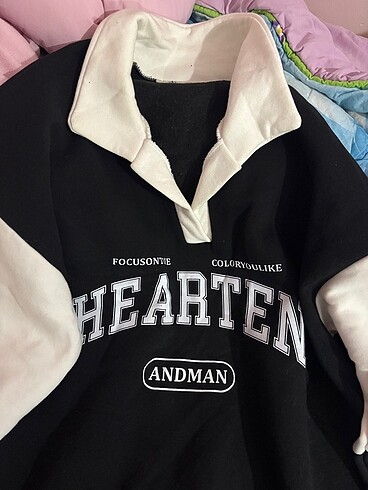 Kadın Sweatshirt Polo Yaka - Görsel 2