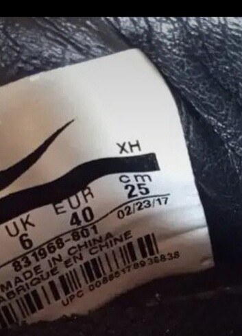 40 Beden sarı Renk Nike Mercurial halısaha 40.5NUMARA