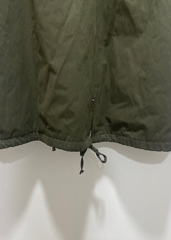 Kadın Haki Uzun Düğmeli Yağmurluk - Görsel 4