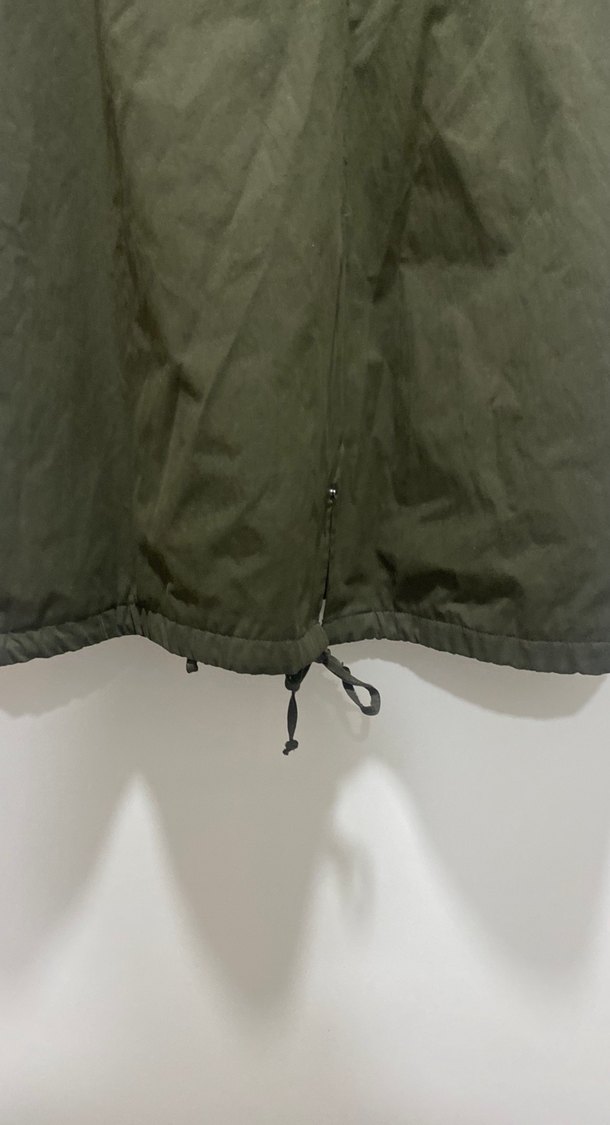 Kadın Haki Uzun Düğmeli Yağmurluk - Görsel 4