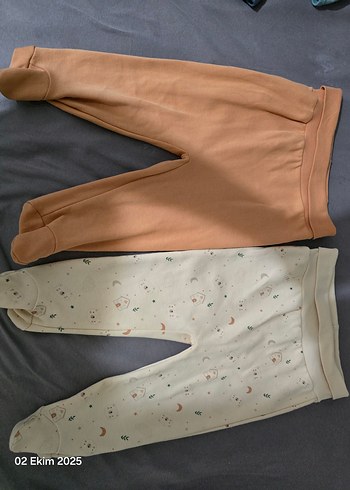 HelloBaby Hellobaby 2 li bebek çoraplı pantolon (9 ay)