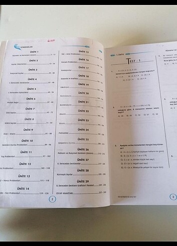 Açı yayınları matematik soru bankası