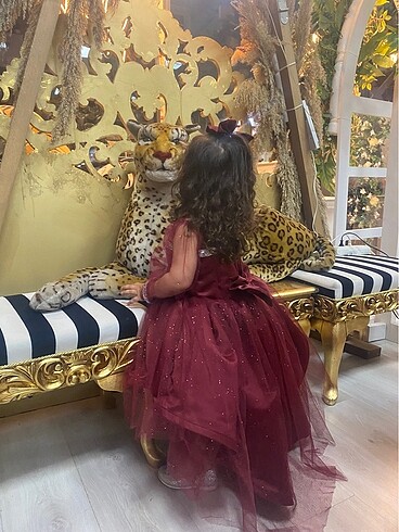 24-36 Ay Beden bordo Renk Bebek abiye