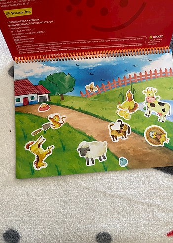 Renkli Çocuk Taşıtlar Puzzle Seti ve tükenmeyen stiker - Görsel 4