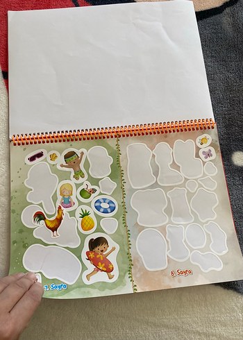 Renkli Çocuk Taşıtlar Puzzle Seti ve tükenmeyen stiker - Görsel 11