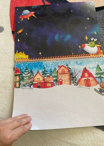 Renkli Çocuk Taşıtlar Puzzle Seti ve tükenmeyen stiker - Görsel 6