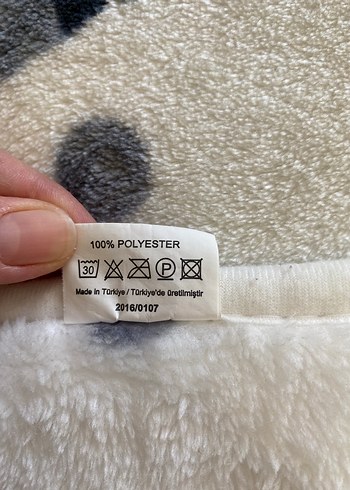 Gri Desenli çift kişilik Battaniye - Görsel 6