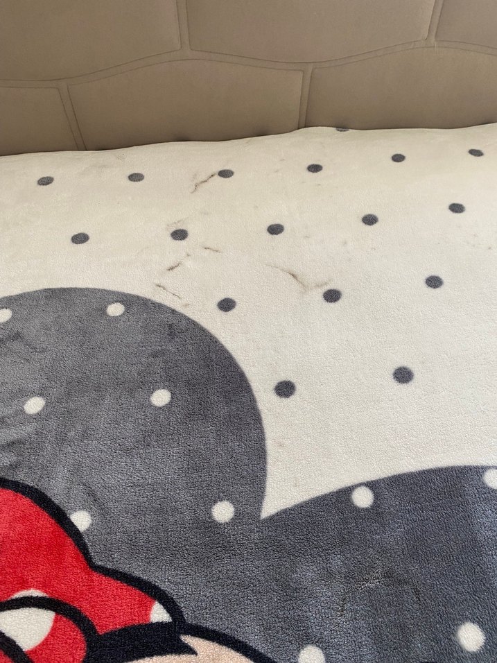 Gri Desenli çift kişilik Battaniye - Görsel 3